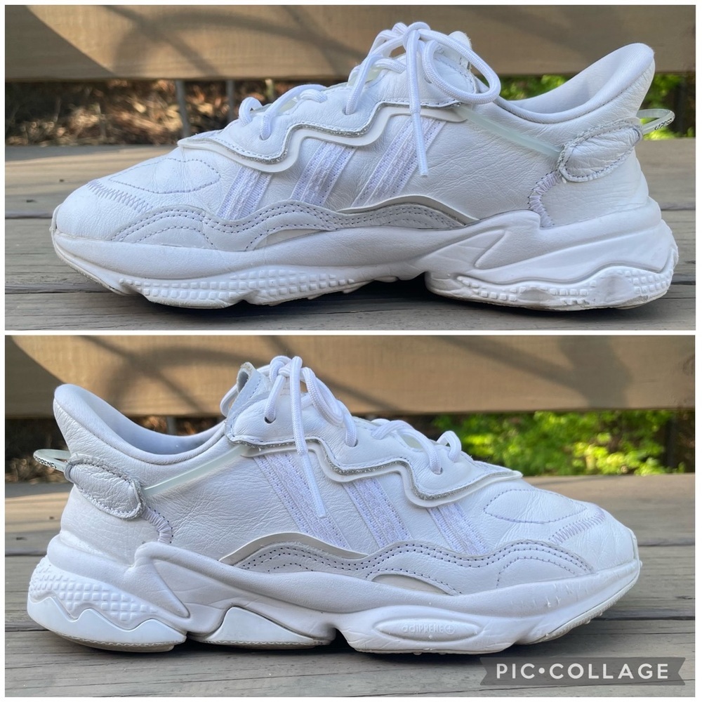 adidas Ozweego Triple White shoes size 7 - Picture 11 of 16